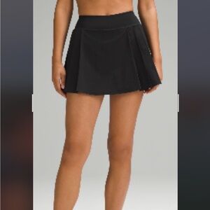 lululemon athletica Black Pleated Skirt